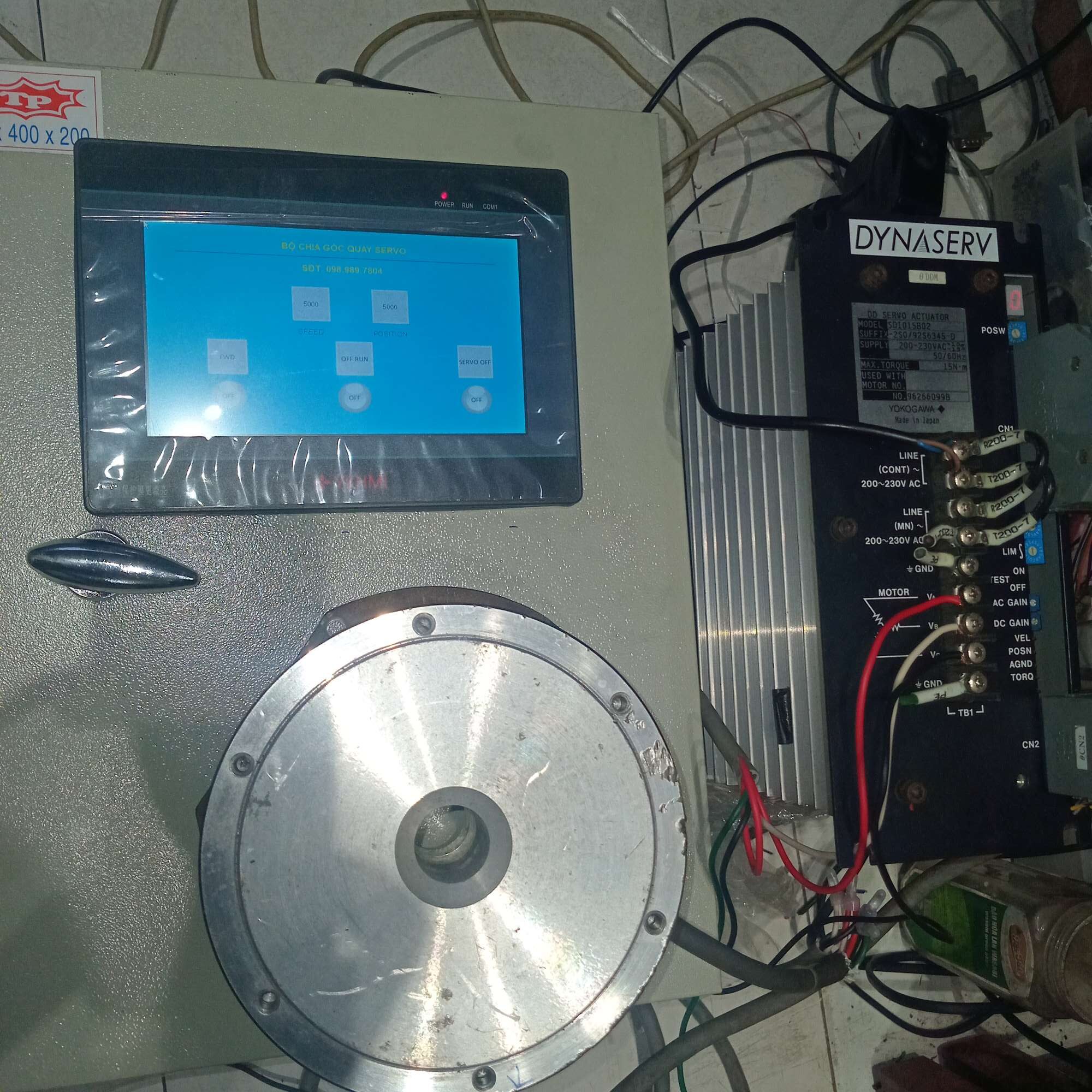 Mâm servo chia độ yokogawa Mâm servo chia độ